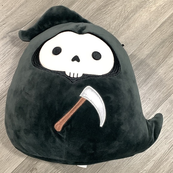 Squishmallows 12" Otto The Grim Reaper Skeleton Halloween Squishmallow Plush - Picture 9 of 13